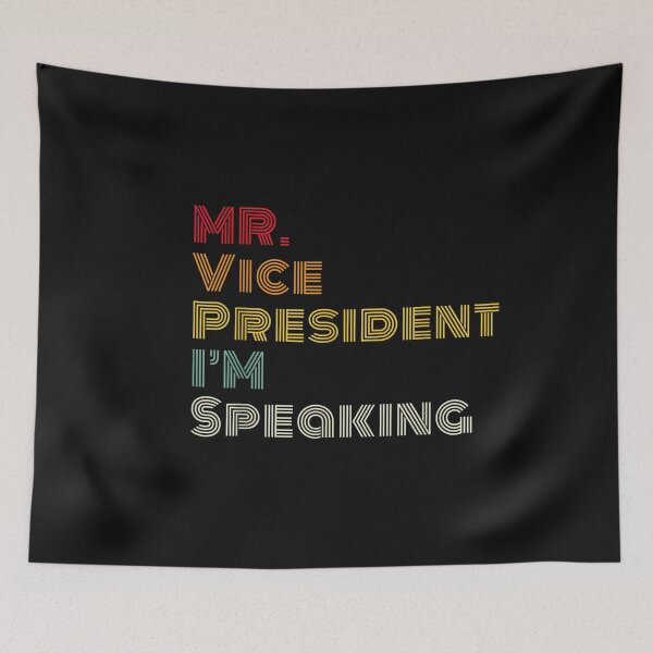 Aperçu de l'œuvre Vintage Monsieur le Vice-président, je parle Débat 2020 créée et vendue par lylehoa.