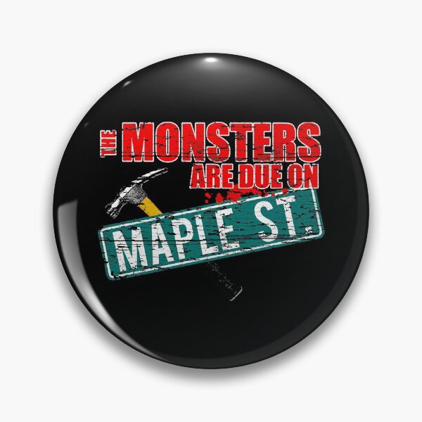 Item preview, The Monsters are Due on Maple Street, wood distressed designed and sold by MicentMurillo.