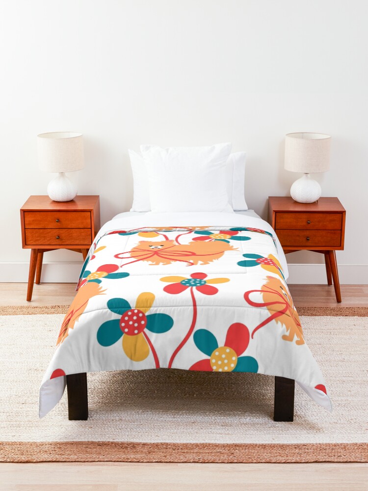 Alternate view of Sweet Pomeranian Dog Gift Comforter
