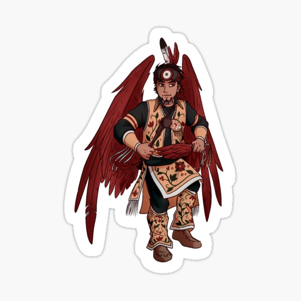 Powwow Hawks Sticker