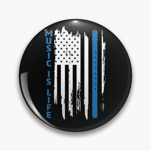 Item preview, Flute Player | Music Is Life Wind Instrument Lover designed and sold by GravitiTees.