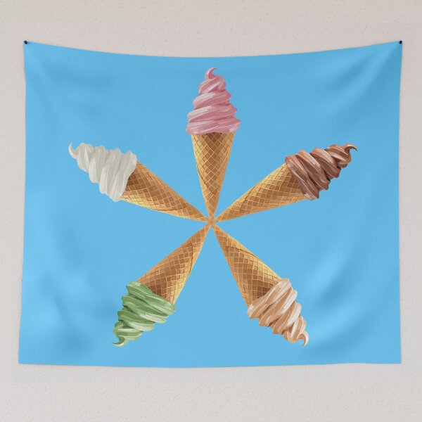 Item preview, Ice Cream Flavor Flower Star  designed and sold by Deborah Camp.