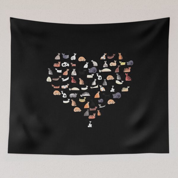 Item preview, Cats Shaped Heart designed and sold by MelissasStanley.