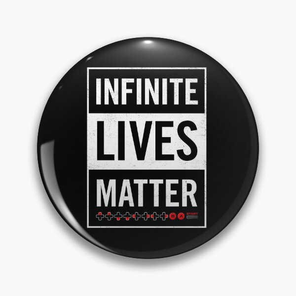 Item preview, Infinite Lives Matter | Contra Cheat Code Nostalgia designed and sold by AcornJamKit.