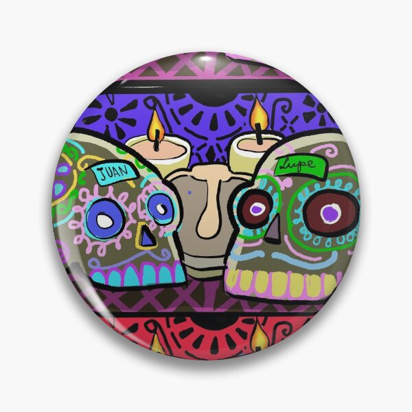 Item preview, Day of the dead, sugar skulls designed and sold by Madriguera.