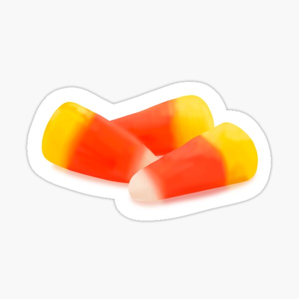 Halloween Candy Corn Sticker