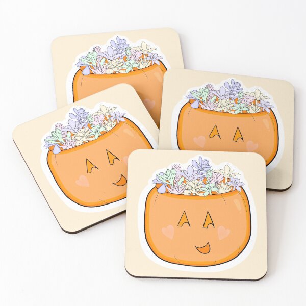 Item preview, Autumn Pumpkin with Floral Succulents Flower Arrangement Inside - Kawaii Pumpkin Fall designed and sold by Magatronix.