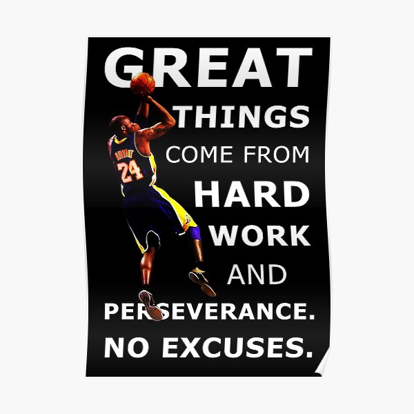 Basketball Sport Motivational Inspirational Quote Poster