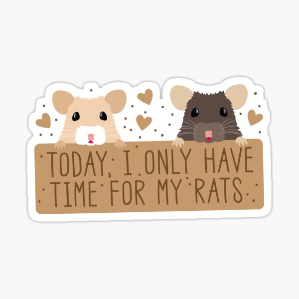 Item preview, Today, I only have time for my RATS designed and sold by jazzydevil.