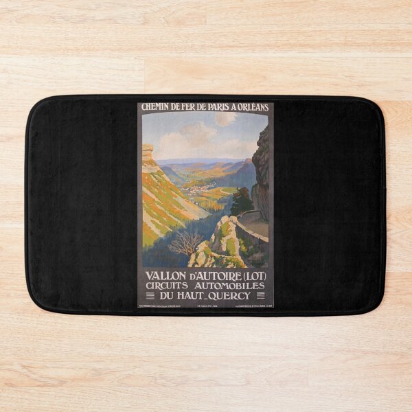 Item preview, Vallon Autoire retro poster designed and sold by CorasPosters.
