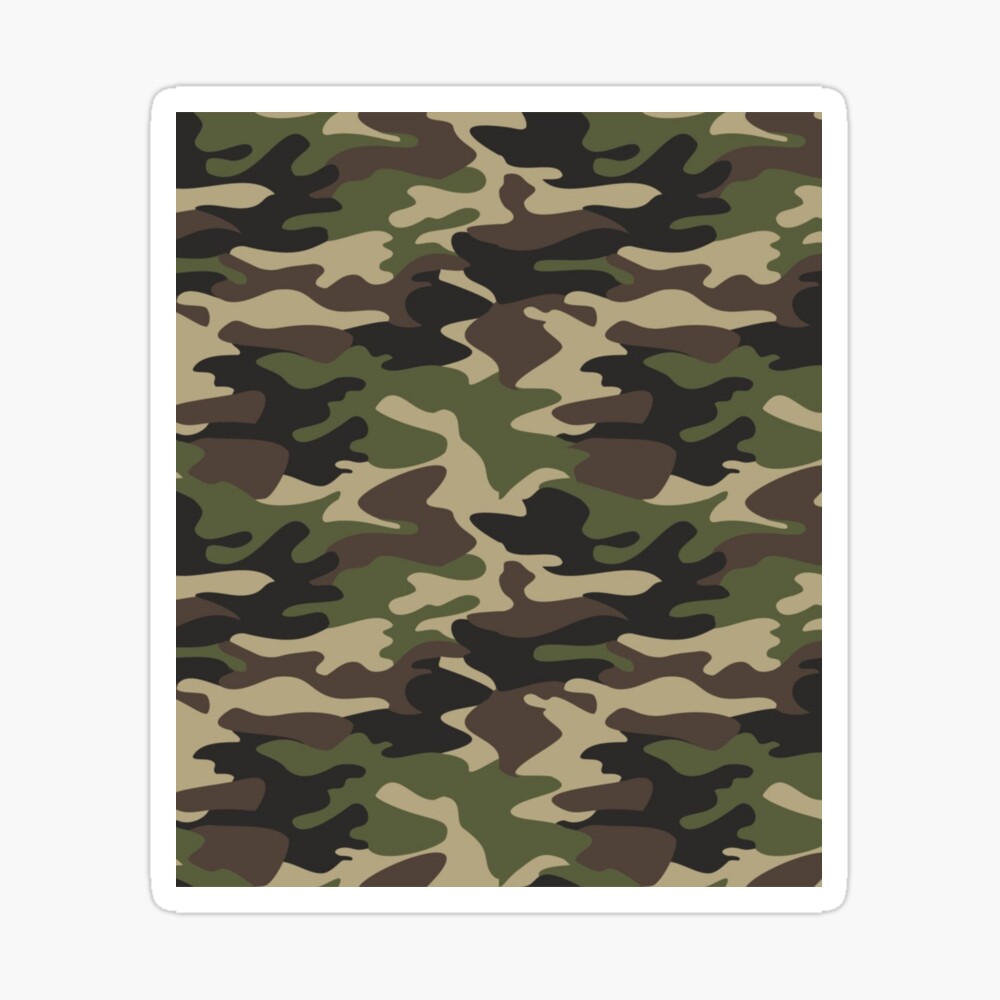 Camouflage Wallpaper Khaki Green Black Army Soldier Bedroom Military Camo