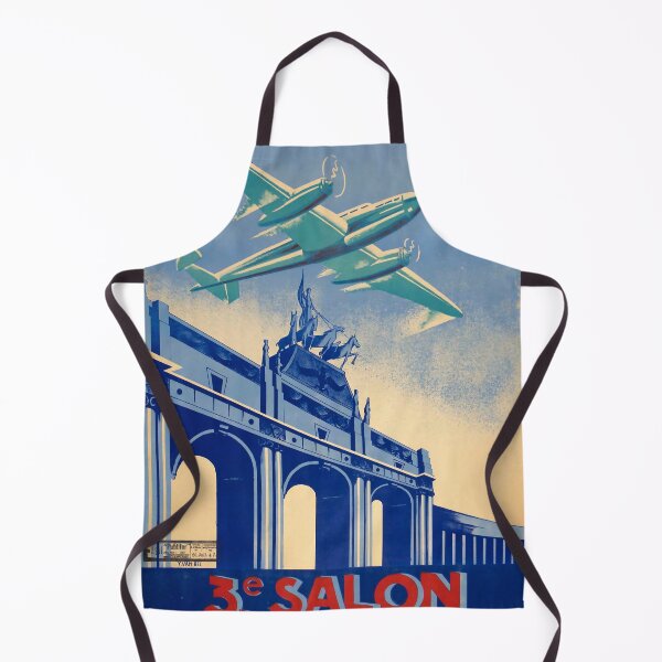 Item preview, Salon Aeronautique retro poster designed and sold by CorasPosters.