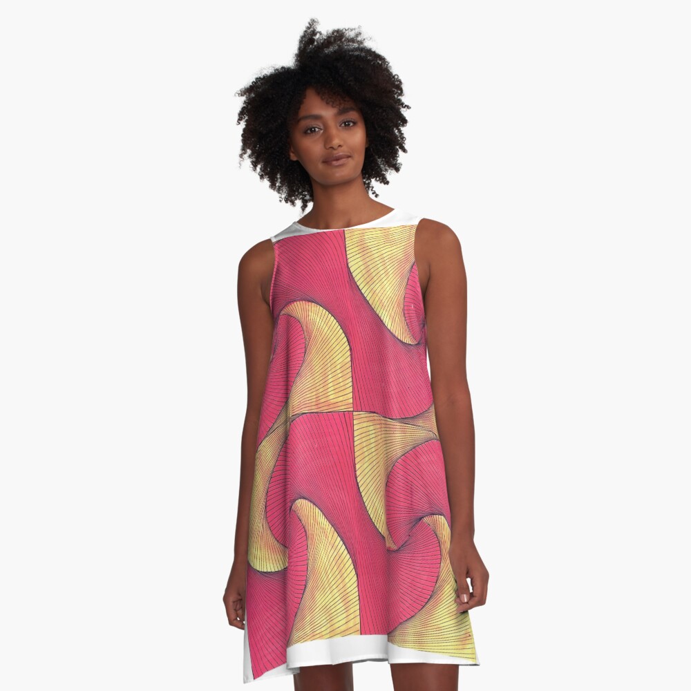 Item preview, A-Line Dress designed and sold by DAVIDLIBERTY.