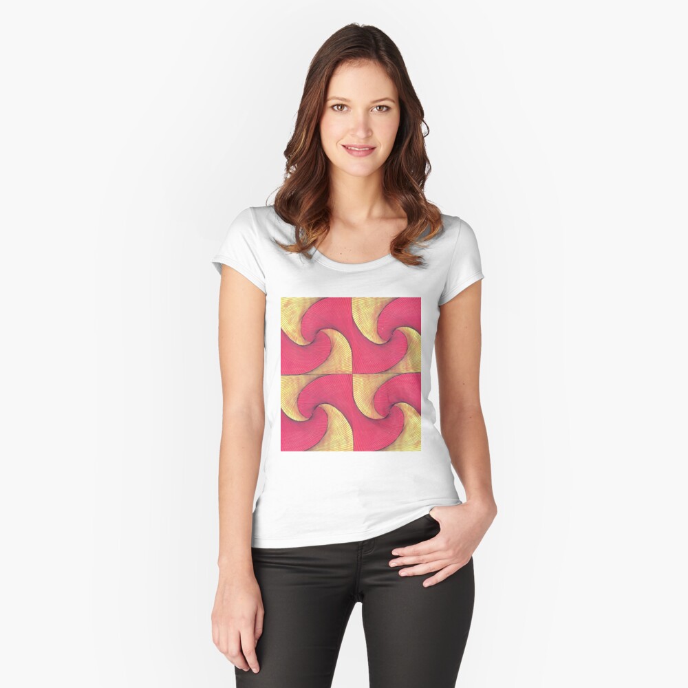 Item preview, Fitted Scoop T-Shirt designed and sold by DAVIDLIBERTY.