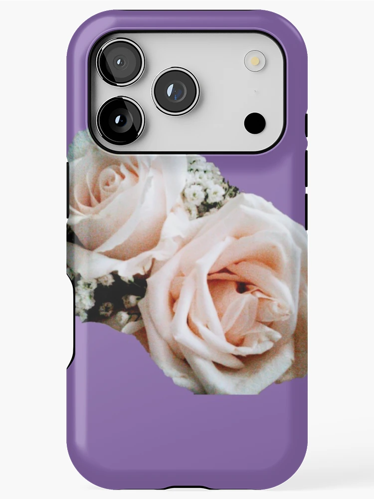 Thumbnail 1 of 4, iPhone Case, Two Ivory Roses designed and sold by EnticingRose.