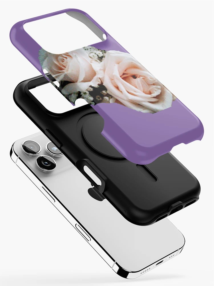Thumbnail 2 of 4, iPhone Case, Two Ivory Roses designed and sold by EnticingRose.