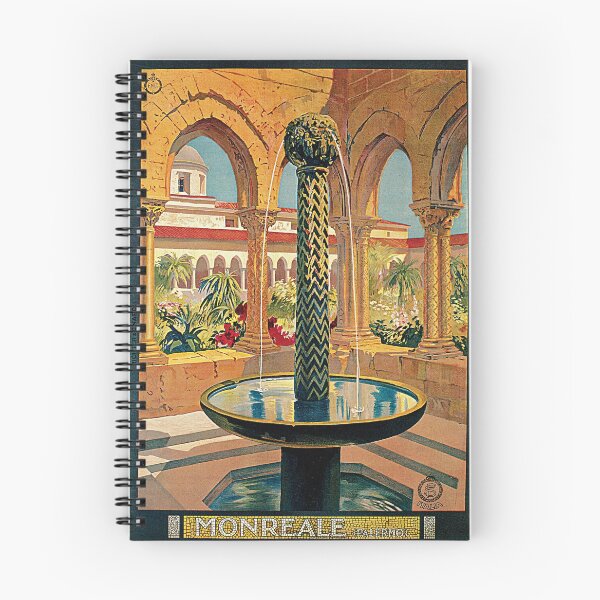 Item preview, MONREALE Palermo Sicily Vintage Italian ENIT Travel Advertisement designed and sold by retroposters.