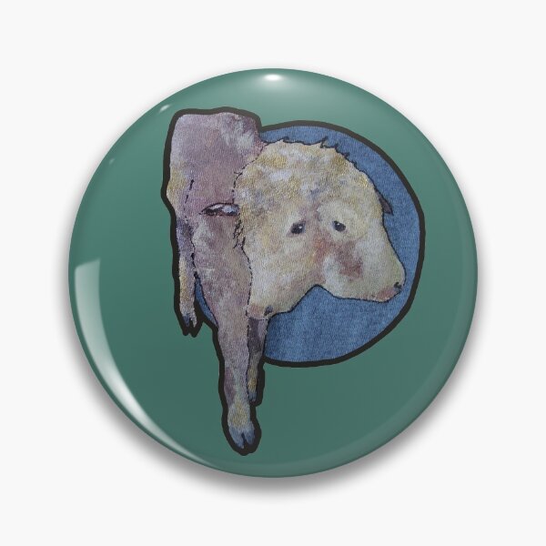 Item preview, Two-headed Calf Friend with Calm Blue Aura designed and sold by Angrysheepie.