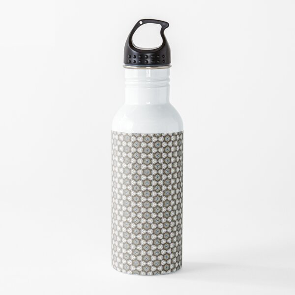 Pretty Snowflake Tessellated Kaleidoscope Water Bottle