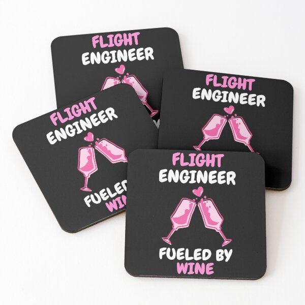 Item preview, flight engineer fueled by wine designed and sold by SnowballStep.
