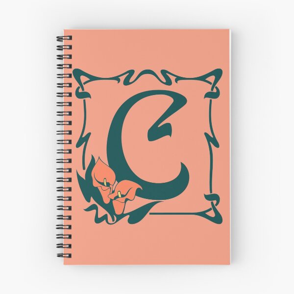 Item preview, Fancy art nouveau letter C, flower designed and sold by aapshop.