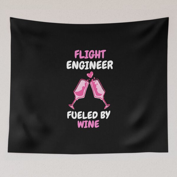 Item preview, flight engineer fueled by wine designed and sold by SnowballStep.