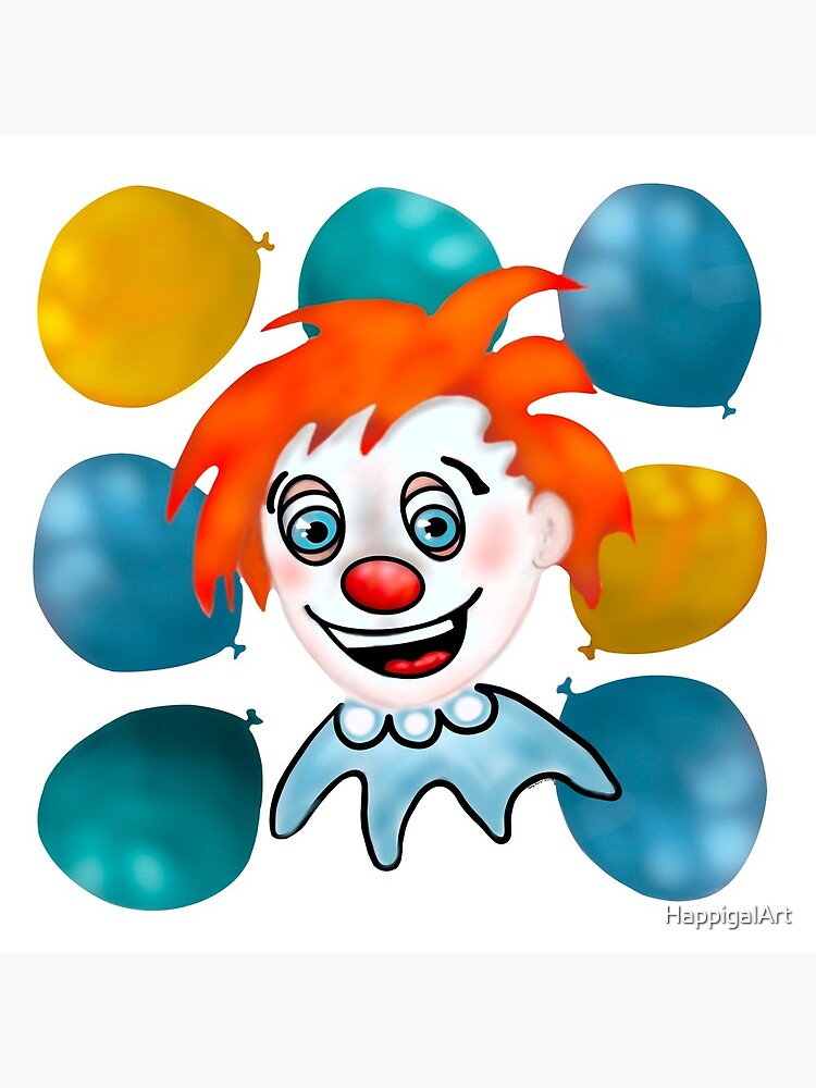 Mitzi the Happy Clown by HappigalArt
