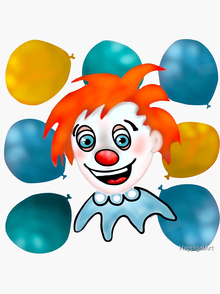 Mitzi the Happy Clown by HappigalArt