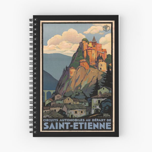 Item preview, Saint Etienne retro poster designed and sold by CorasPosters.