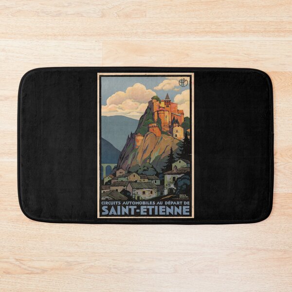 Item preview, Saint Etienne retro poster designed and sold by CorasPosters.
