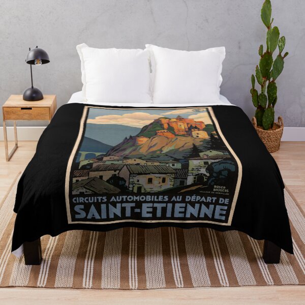 Item preview, Saint Etienne retro poster designed and sold by CorasPosters.