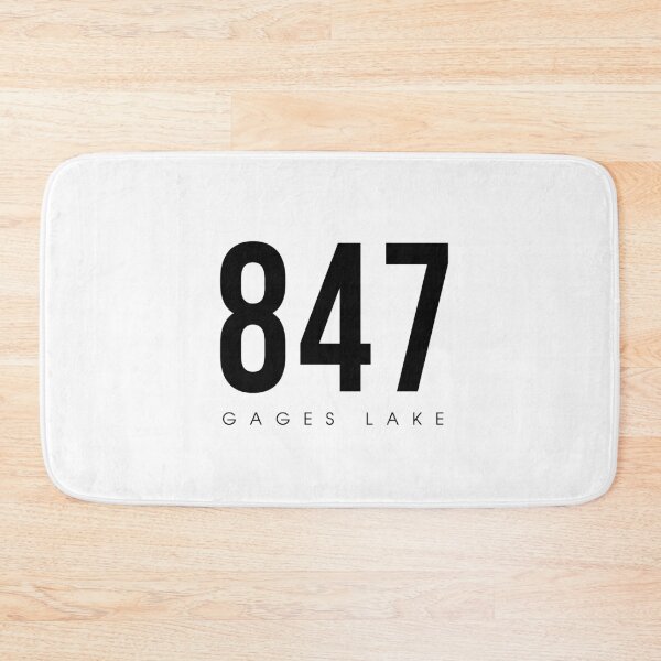 Item preview, Gages Lake, IL - 847 Area Code design designed and sold by CartoCreative.