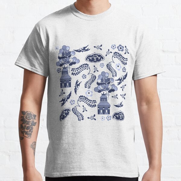 Blue Willow Pattern T Shirts Redbubble