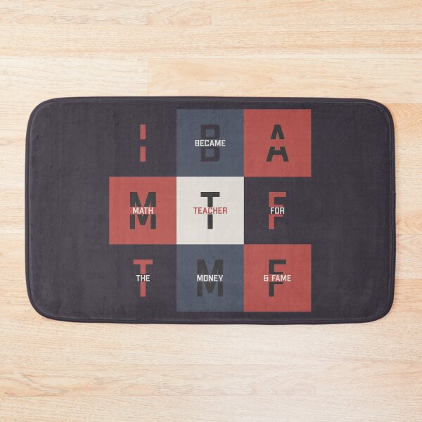 Item preview, I Became A Math Teacher For The Money And Fame designed and sold by HGEEK.