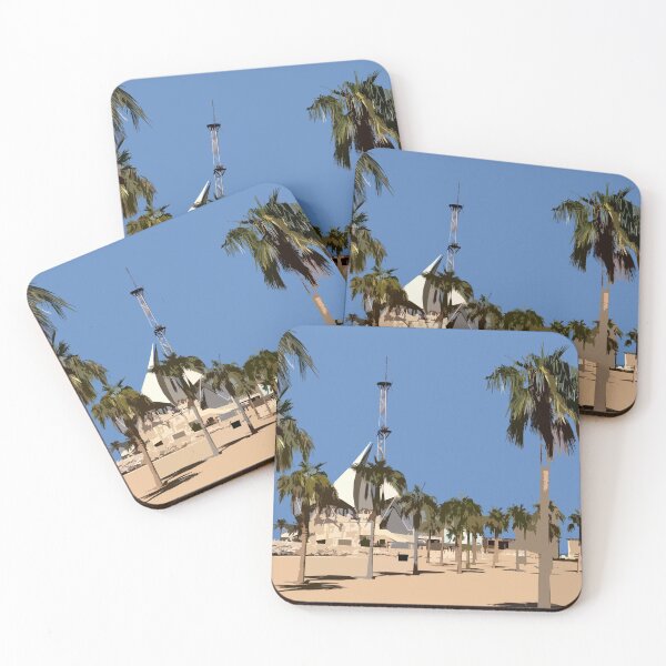 Item preview, Palm Trees at the Gulf Beach Marina, Kuwait designed and sold by ShopieHome.