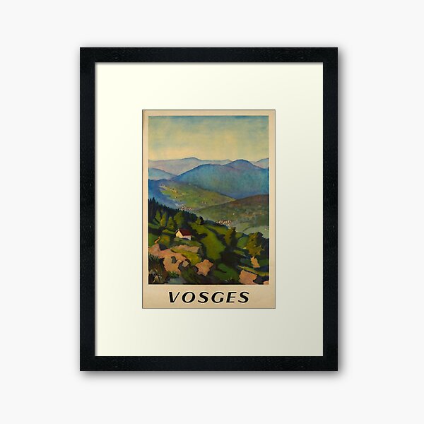 Item preview, Vosges poster retro designed and sold by CorasPosters.