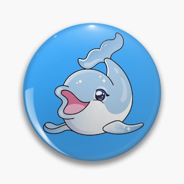 Item preview, Cute Kawaii Dolphin designed and sold by amos20111.