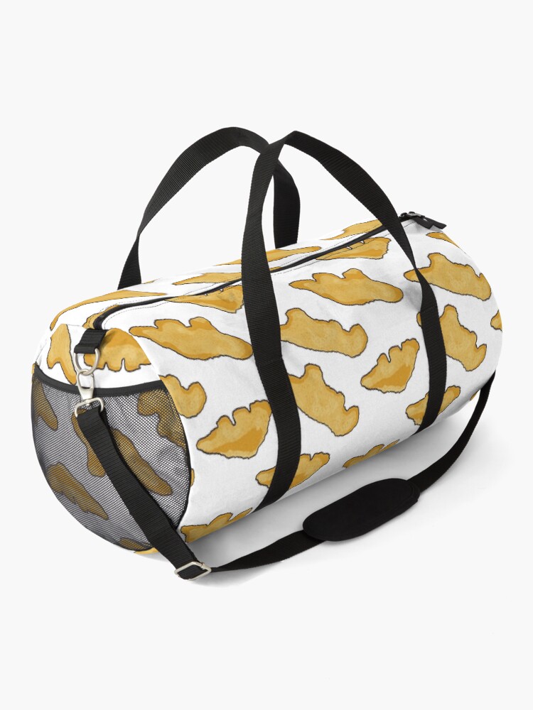 Alternate view of Dino Chicken Nuggets Pattern Duffle Bag