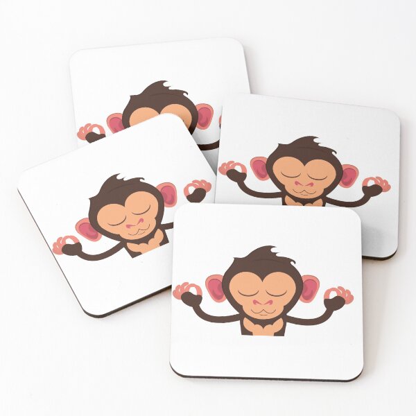 Item preview, ohm monkey designed and sold by MeditationShop.
