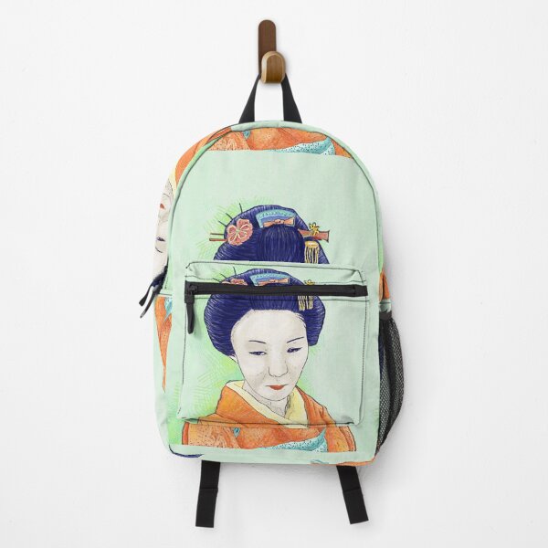 Item preview, Mint Pastel Japanese Geisha designed and sold by Anne-Maree Hunter.