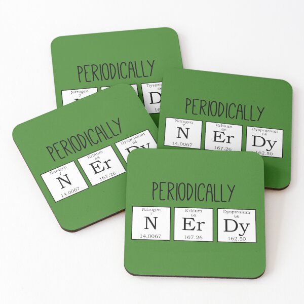 Item preview, Periodically Nerdy designed and sold by Delectably.
