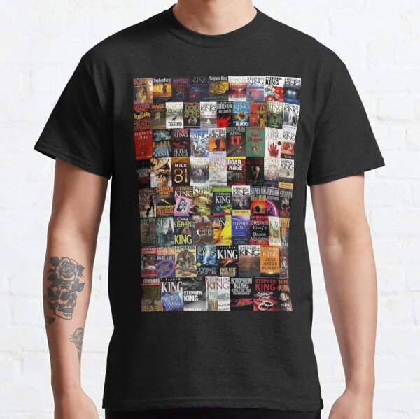 Collage de livres de Stephen King T-shirt classique