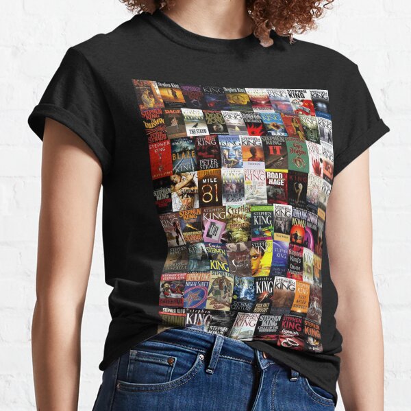 Stephen King Books Collage Classic T-Shirt