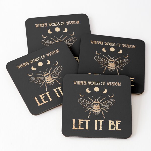 Item preview, Whisper Words Of Wisdom Let It Be Hippie Bee designed and sold by RaymondPurves.
