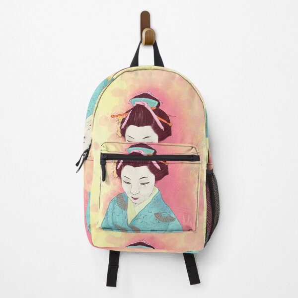 Item preview, Peachy Pastel Japanese Geisha  designed and sold by Anne-Maree Hunter.