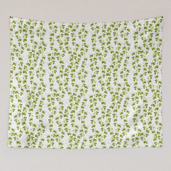 Item preview, watercolor seamless pattern with microgreen designed and sold by SSK Designs.