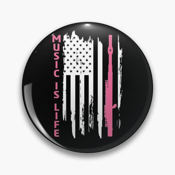 Item preview, Flute Musician | Music Is Life Woodwind Instrument Lover designed and sold by GravitiTees.
