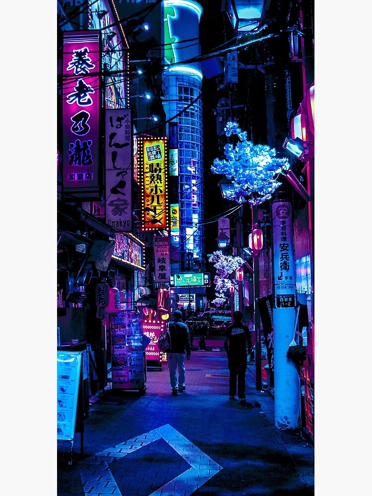 Blue Tokyo Alleys by HimanshiShah