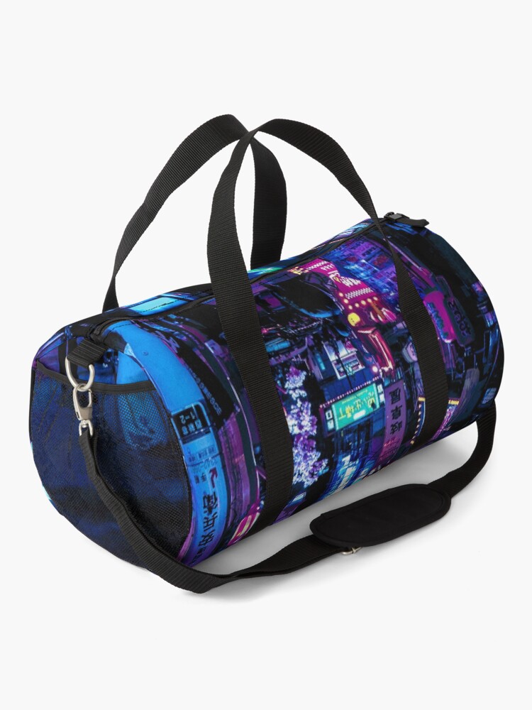 Alternate view of Blue Tokyo Alleys Duffle Bag