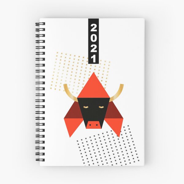Item preview, New year print with bull 2021. Bull 2021. Happy new year 2021 designed and sold by Zolotinka.